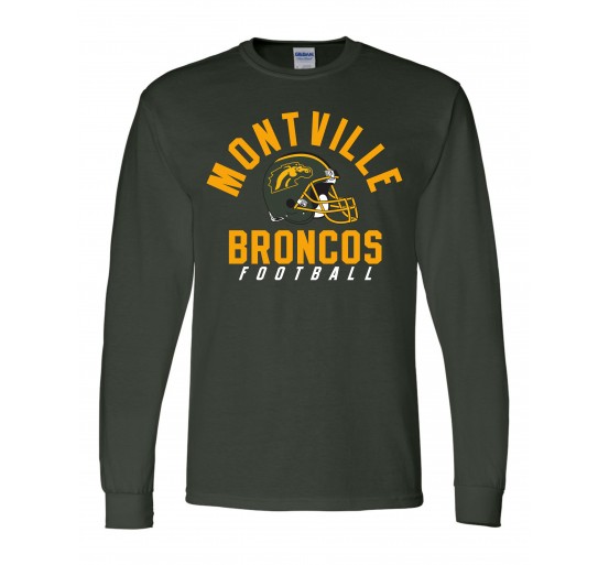 Montville Broncos Football Long Sleeve T-Shirt